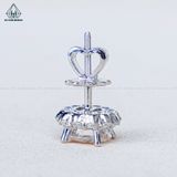  EX561 FULL MOIS 7mm Bông tai hoa 12 cánh 