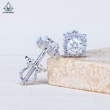  EX465 4mm Bông tai vuông 