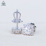  EX465 4mm Bông tai vuông 