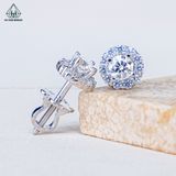  EX559 4mm Bông tai hoa 11 cánh 