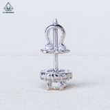  EX559 4mm Bông tai hoa 11 cánh 