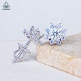  EX412 5mm Bông tai 8 cánh nhọn 