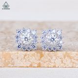  EX562 4.5mm Bông tai 12 cánh nhọn 