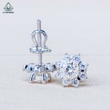  EX412 5mm Bông tai 8 cánh nhọn 