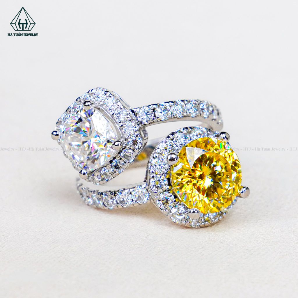 RG343 VT14K Chủ Mois Cushion 7*7mm + Chủ Mois Yellow 9mm 161