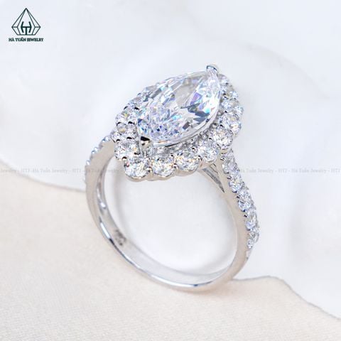 R028 Nhẫn nữ Marquise 7*15mm