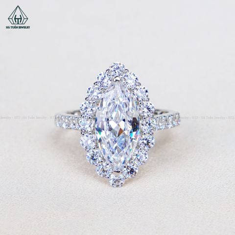 R028 Nhẫn nữ Marquise 7*15mm
