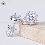  EX300 6mm Bông tai tròn Halo 