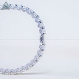  B929 4.5mm Vòng cứng đính đá CZ 