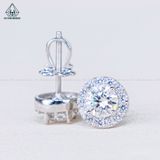  EX300 6mm Bông tai tròn Halo 