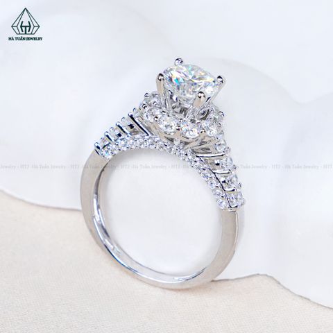 RX738 6.5mm Nhẫn nữ viền hoa