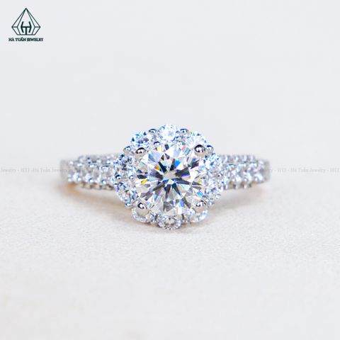 RX738 6.5mm Nhẫn nữ viền hoa
