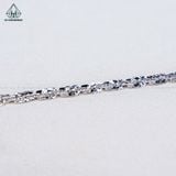  NCX038 3mm Dây chuyền vuông xoắn móc máy 