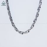  NCX038 6mm Dây chuyền vuông xoắn móc máy 