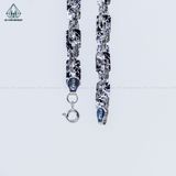  NCX038 6mm Dây chuyền vuông xoắn móc máy 