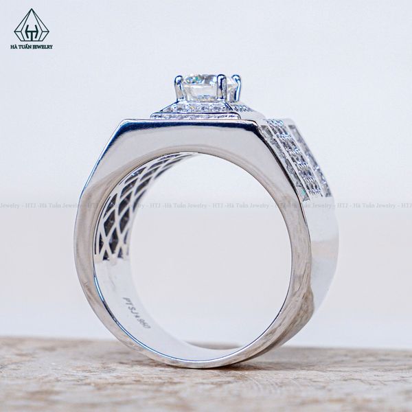  RMX190 6mm Nhẫn nam vuông 