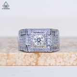  RMX190 6mm Nhẫn nam vuông 