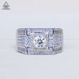  RMX190 6mm Nhẫn nam vuông 