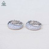  E128 Bông tai khoen đá móc máy 