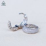  E128 Bông tai khoen đá móc máy 