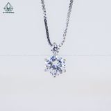  PX247 7mm Mặt dây chuyền 6 chấu 