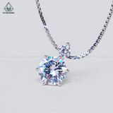  PX247 7mm Mặt dây chuyền 6 chấu 