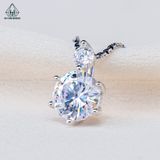  PX247 7mm Mặt dây chuyền 6 chấu 