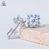  EX567 5mm Bông tai vuông nhọn 