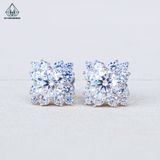  EX567 5mm Bông tai vuông nhọn 