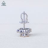  EX567 5mm Bông tai vuông nhọn 