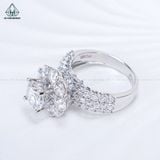  RX643 FULL MOIS 7mm Nhẫn nữ tròn 8 cánh 