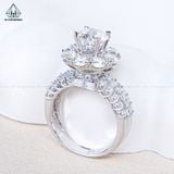  RX643 FULL MOIS 7mm Nhẫn nữ tròn 8 cánh 