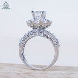  RX643 FULL MOIS 7mm Nhẫn nữ tròn 8 cánh 