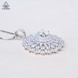  PX321 7.5mm Mặt dây chuyền tròn cánh nhọn 