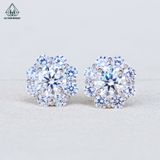  EX572 5.4mm bông tai hoa 8 cánh 