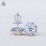  EX572 5.4mm bông tai hoa 8 cánh 