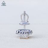  EX572 5.4mm bông tai hoa 8 cánh 