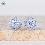  EX573 5mm Bông tai 8 cánh nhọn 