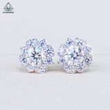  EX573 5mm Bông tai 8 cánh nhọn 