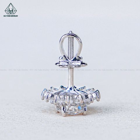 EX576 5.4mm Bông tai hoa đá nhọn