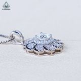  PX325 6mm Mặt dây chuyền hoa đá 10 cánh 