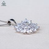  PX326 7.2mm Mặt dây hoa đá nhọn 12 cánh 