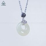  N718 Dây mặt liền đá xanh khoen 