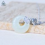  N718 Dây mặt liền đá xanh khoen 