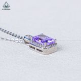  N721 Dây mặt liền đá tím 