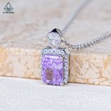  N721 Dây mặt liền đá tím 