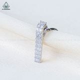  P445 Mặt dây chuyền 2 hàng đá 