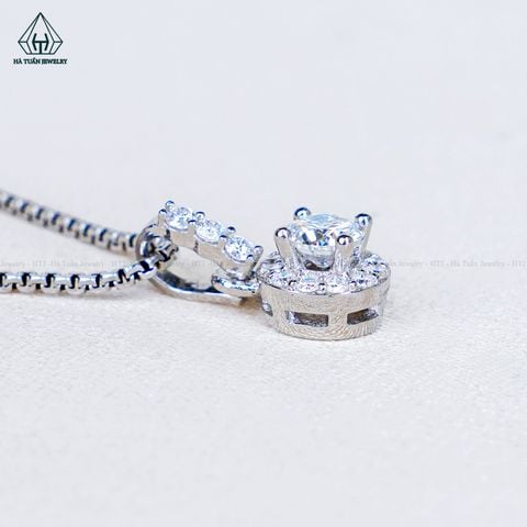 PX437 FULL MOIS 4mm Mặt dây chuyền tròn