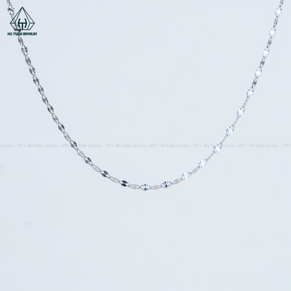  NC209 Dây chuyền lá me móc máy 