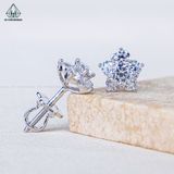  E131 3.6mm Bông tai hoa 5 cánh nhọn 